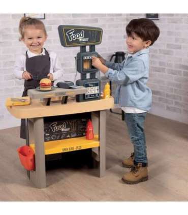 SMOBY 2-ühes restoran-baar lastele - köök, söögituba ja aksessuaarid