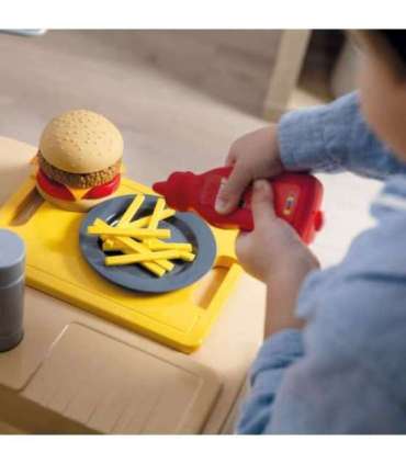 SMOBY 2-ühes restoran-baar lastele - köök, söögituba ja aksessuaarid