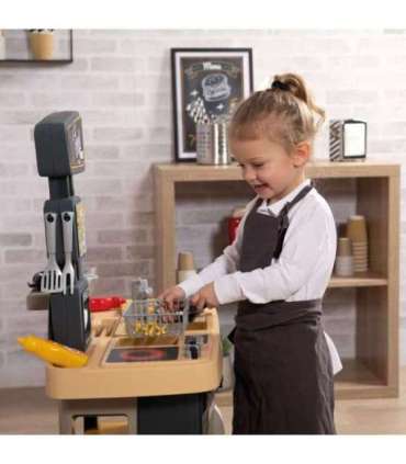 SMOBY Ресторан-бар для детей 2 в 1 - кухня, столовая и аксессуары
