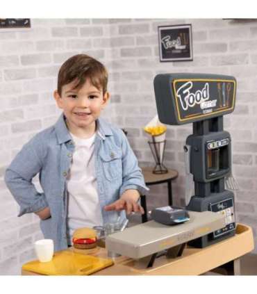 SMOBY 2-ühes restoran-baar lastele - köök, söögituba ja aksessuaarid