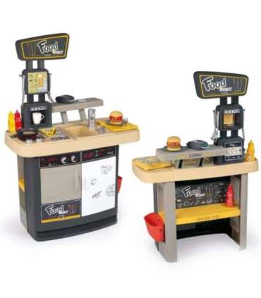 SMOBY 2-ühes restoran-baar lastele - köök, söögituba ja aksessuaarid