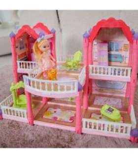 WOOPIE Домик для кукол «Садовая вилла», 156 деталей.