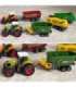 WOOPIE Zestaw Mini Farmera Traktory z Przyczepami
