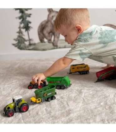 WOOPIE Zestaw Mini Farmera Traktory z Przyczepami