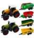 WOOPIE Zestaw Mini Farmera Traktory z Przyczepami