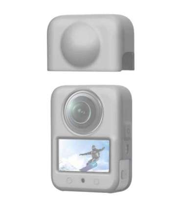 Silicone cover with lens PULUZ DJI Osmo 360 (gray)