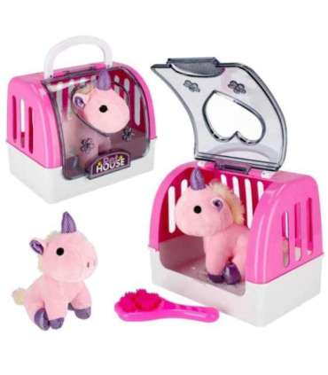 WOOPIE Transporter Domek dla Jednorożca Zestaw do Pielęgnacji