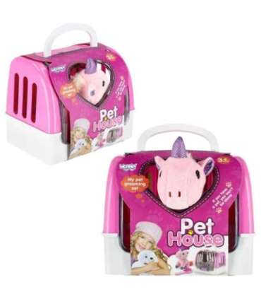 WOOPIE Transporter Domek dla Jednorożca Zestaw do Pielęgnacji