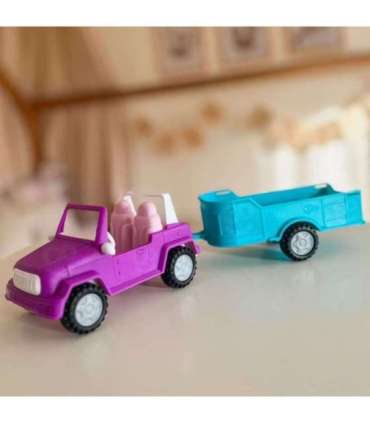 WOOPIE ROYAL Lalka Niki Zestaw z Koniem Samochodem i Przyczepą