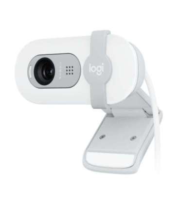 Logitech Brio 100 Full HD Webcam, 2 MP, FHD 1080p, 58°, USB, Off-White