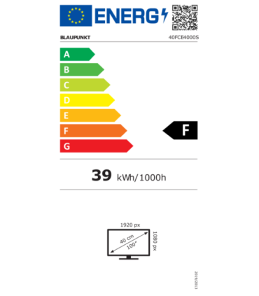 Blaupunkt LED TV 40FCE4000S 40 HD Black