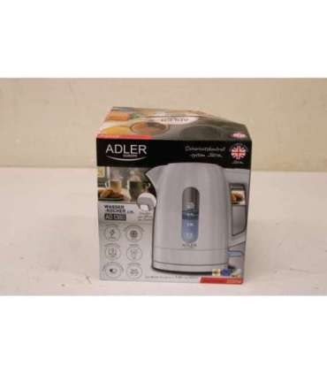 SALE OUT. Adler AD 1380w Electric kettle, Plastic, 1 L, White Adler Kettle AD 1380w Electric 2200 W 1 L |