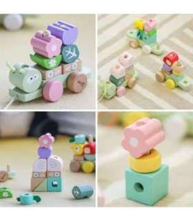 CLASSIC WORLD Montessori puidust röövikurongi pusle