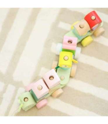 CLASSIC WORLD Montessori puidust röövikurongi pusle