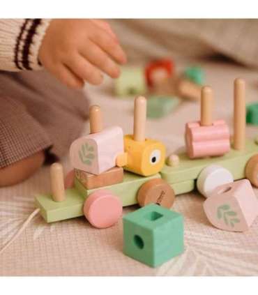 CLASSIC WORLD Montessori puidust röövikurongi pusle