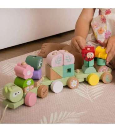 CLASSIC WORLD Montessori puidust röövikurongi pusle