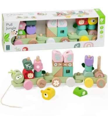 CLASSIC WORLD Montessori puidust röövikurongi pusle