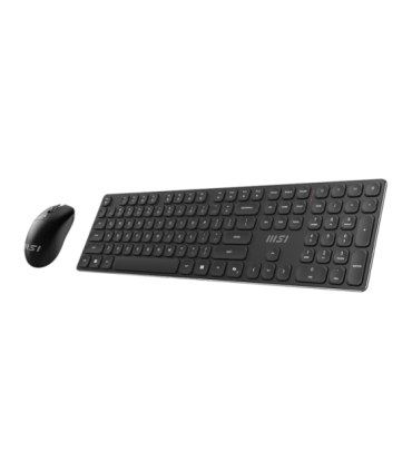 MSI FORGE K210 WIRELESS COMBO Keyboard and Mouse Set Wireless Mouse included US Black Scissor