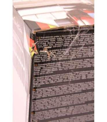 SALE OUT. Mesko MS 7741w Convector Heater with Timer and Turbo Fan, 3 Heating Powers: 750W-1250W-2000W, Grey Mesko