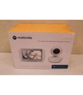 SALE OUT. Motorola VM55 5.0" Portable Video Baby Monitor with Flexible Crib Mount, White Motorola Portable Video Baby
