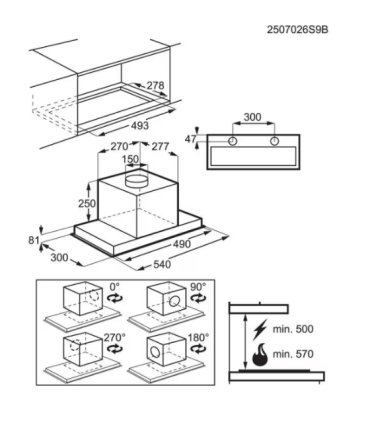 Hood UAB ELECTROLUX  KFG726R