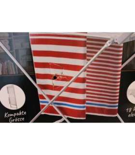 SALE OUT. Adler AD 7821 Foldable electric clothes drying rack, Silver/White Adler Foldable electric clothes drying