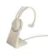 Jabra Evolve2 65 USB-A UC Chrg stand Mono - Beige
