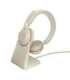 Jabra Evolve2 65 USB-C Beige UC Chrg stand Stereo