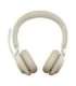 Jabra Evolve2 65 MS stereo Link380c - wireless over-ear headphones, beige