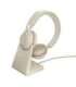 Jabra Evolve2 65 MS stereo Link380a - wireless over-ear headphones, beige