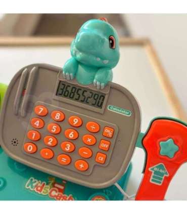 WOOPIE касса для магазина с полкой DINO, синяя