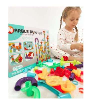 WOOPIE Kulodrom Tor Kulkowy Zestaw Spirala 113 el.