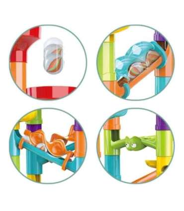 WOOPIE Kulodrom Tor Kulkowy Zestaw Spirala 113 el.