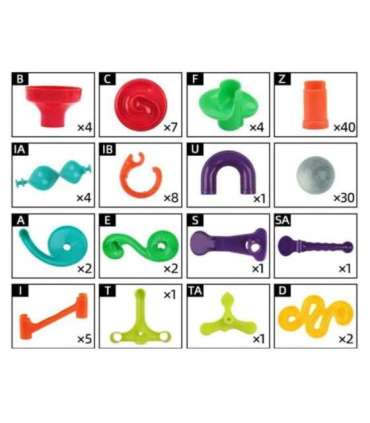 WOOPIE Kulodrom Tor Kulkowy Zestaw Spirala 113 el.