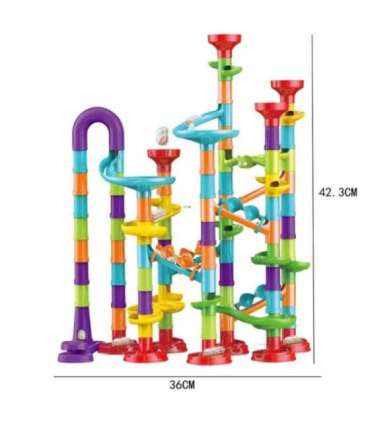 WOOPIE Kulodrom Tor Kulkowy Zestaw Spirala 113 el.