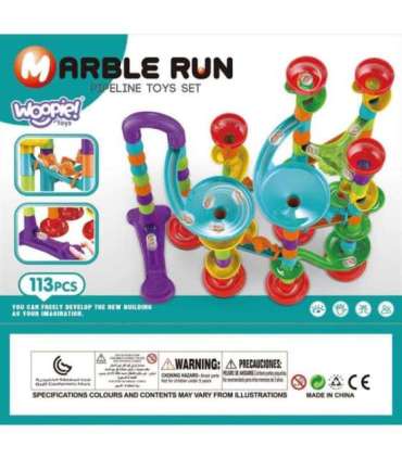 WOOPIE Kulodrom Tor Kulkowy Zestaw Spirala 113 el.