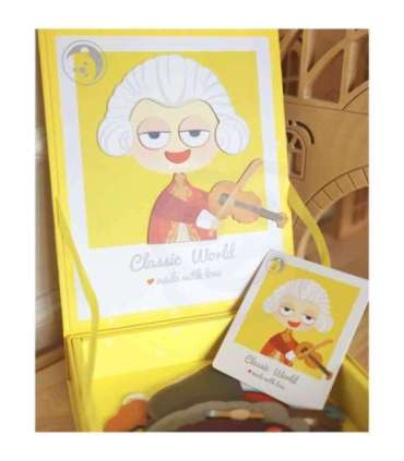 CLASSIC WORLD Układanka Magnetyczna Moda Zdjęcia Chłopcy 32 el.