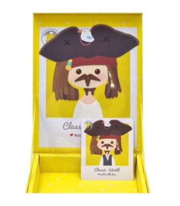 CLASSIC WORLD Układanka Magnetyczna Moda Zdjęcia Chłopcy 32 el.