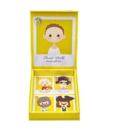 CLASSIC WORLD Układanka Magnetyczna Moda Zdjęcia Chłopcy 32 el.