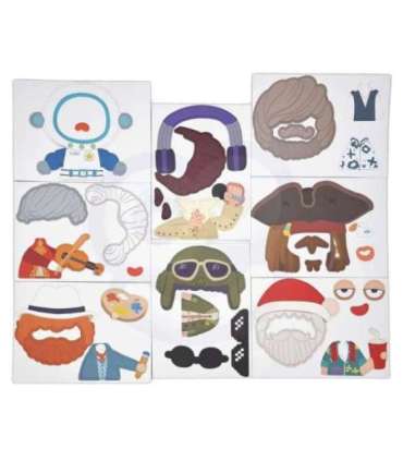 CLASSIC WORLD Układanka Magnetyczna Moda Zdjęcia Chłopcy 32 el.