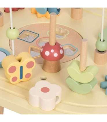 TOOKY TOY Drewniany Stolik Aktywności Safari