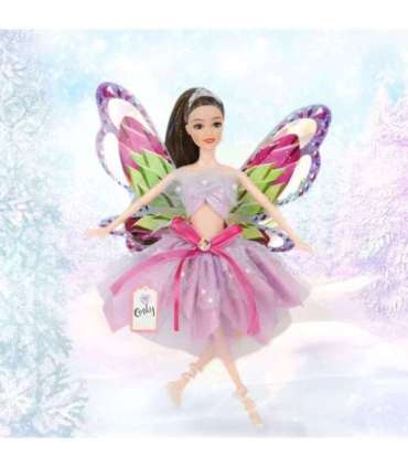 WOOPIE ROYAL Lalka Emi Wróżka z Kolorowymi Skrzydłami i Balonami