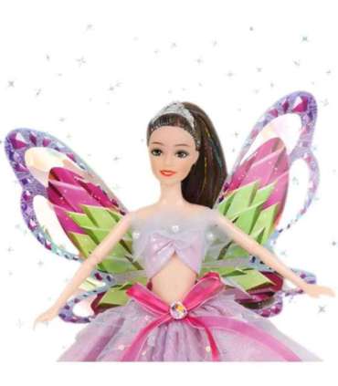 WOOPIE ROYAL Lalka Emi Wróżka z Kolorowymi Skrzydłami i Balonami