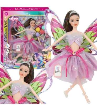 WOOPIE ROYAL Lalka Emi Wróżka z Kolorowymi Skrzydłami i Balonami