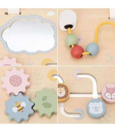 VIGA Drewniana Tablica Manipulacyjna Wielofunkcyjna