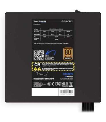 Power Supply|ENDORFY|ATX|PC|200 - 240 V|550 W|EY7A016