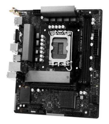Mainboard|ASROCK|Intel H810|LGA 1851 (Socket V1)|micro ATX|RAM DDR5-SDRAM|2xSlots|Wi-Fi Yes|Bluetooth Yes|1xNumber of M.2 (M)