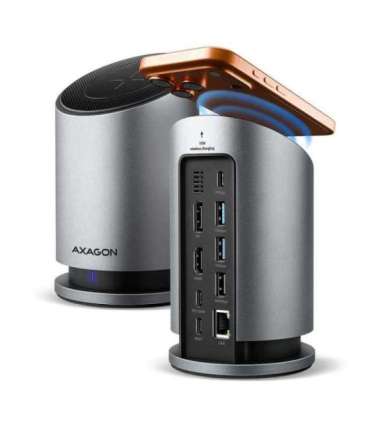 I/O HUB USB-C 9IN1 WRL/0.6M HMC-WL9 AXAGON