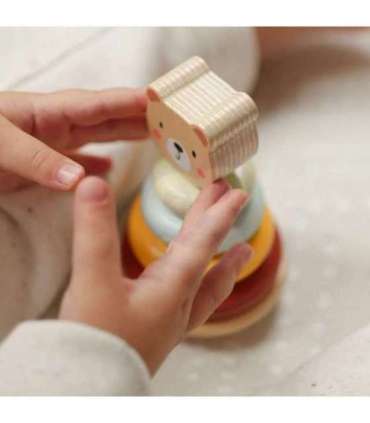 WOOPIE GREEN коробка-сортер 3 в 1 — кубики, пирамидка, слоник — FSC