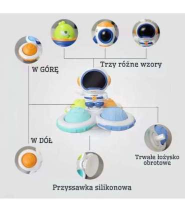WOOPIE BABY Космический Spinner Pop-it сенсорная игрушка, 3 сменных элемента